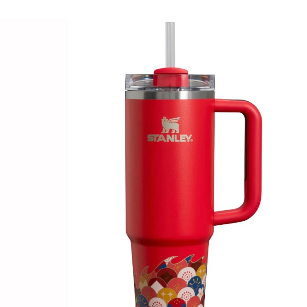 STANLEY LUNAR NEW YEAR LIMITED RED QUENCHER H2.0 FLOWSTATE TUMBLER 30 valentines